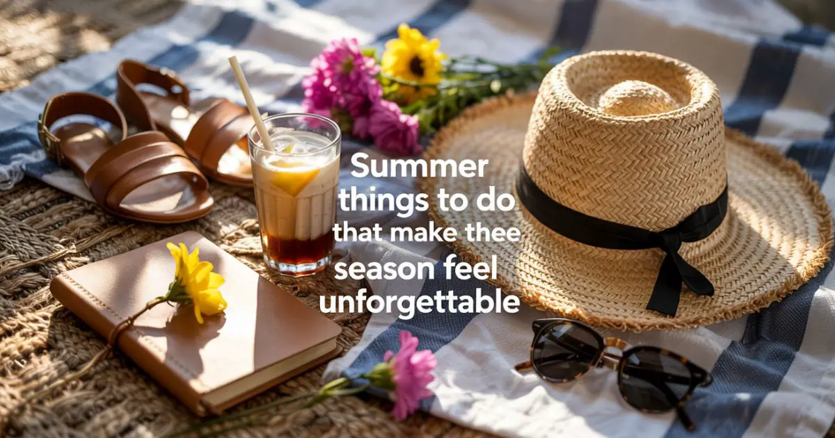 Summer things to do
