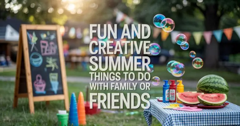summer things to do with family