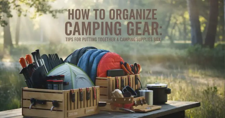 Essential Guide: Organize Your Camping Gear with a DIY Camping Supplies Box